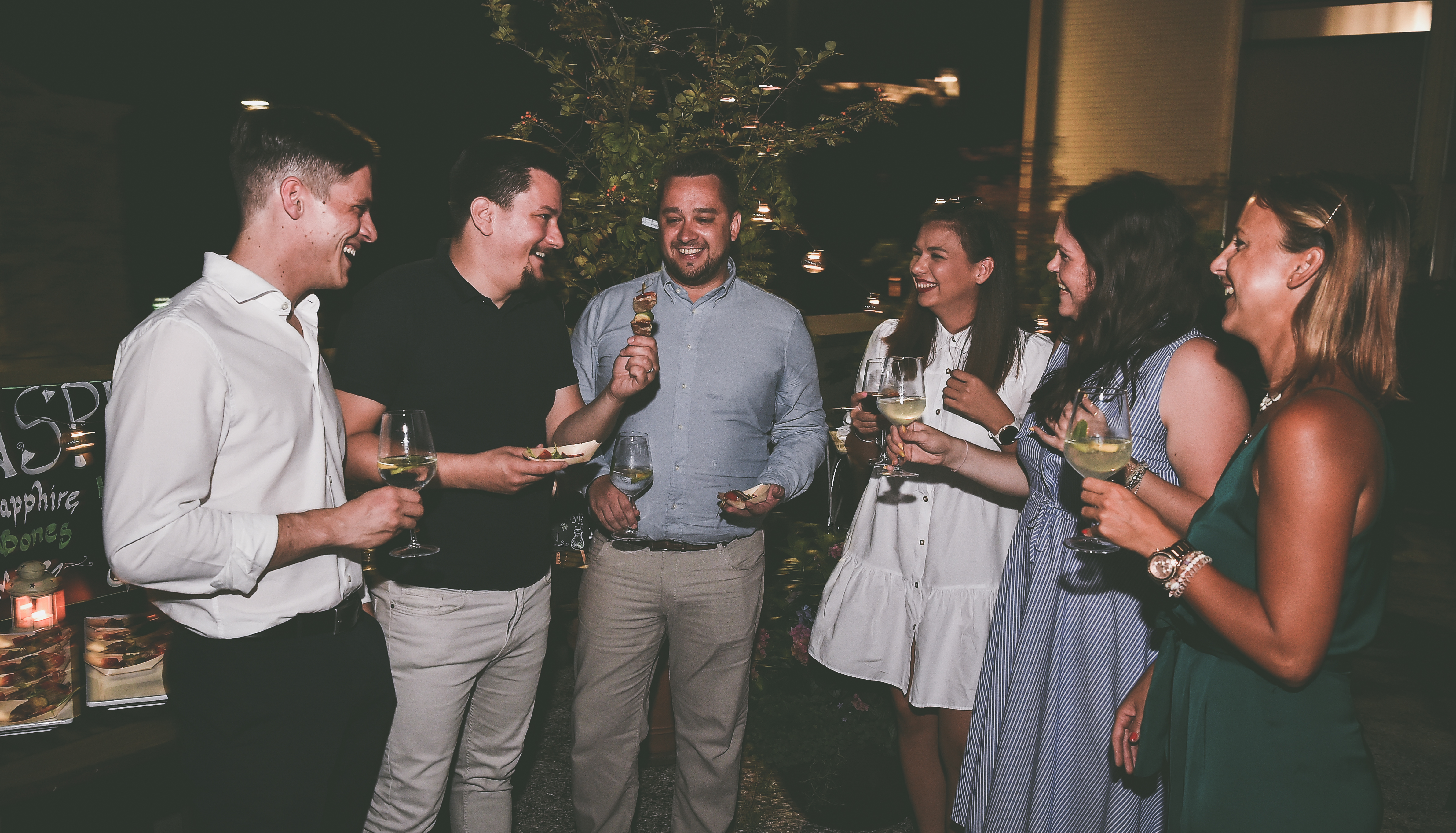 Evening reception at City Terrace