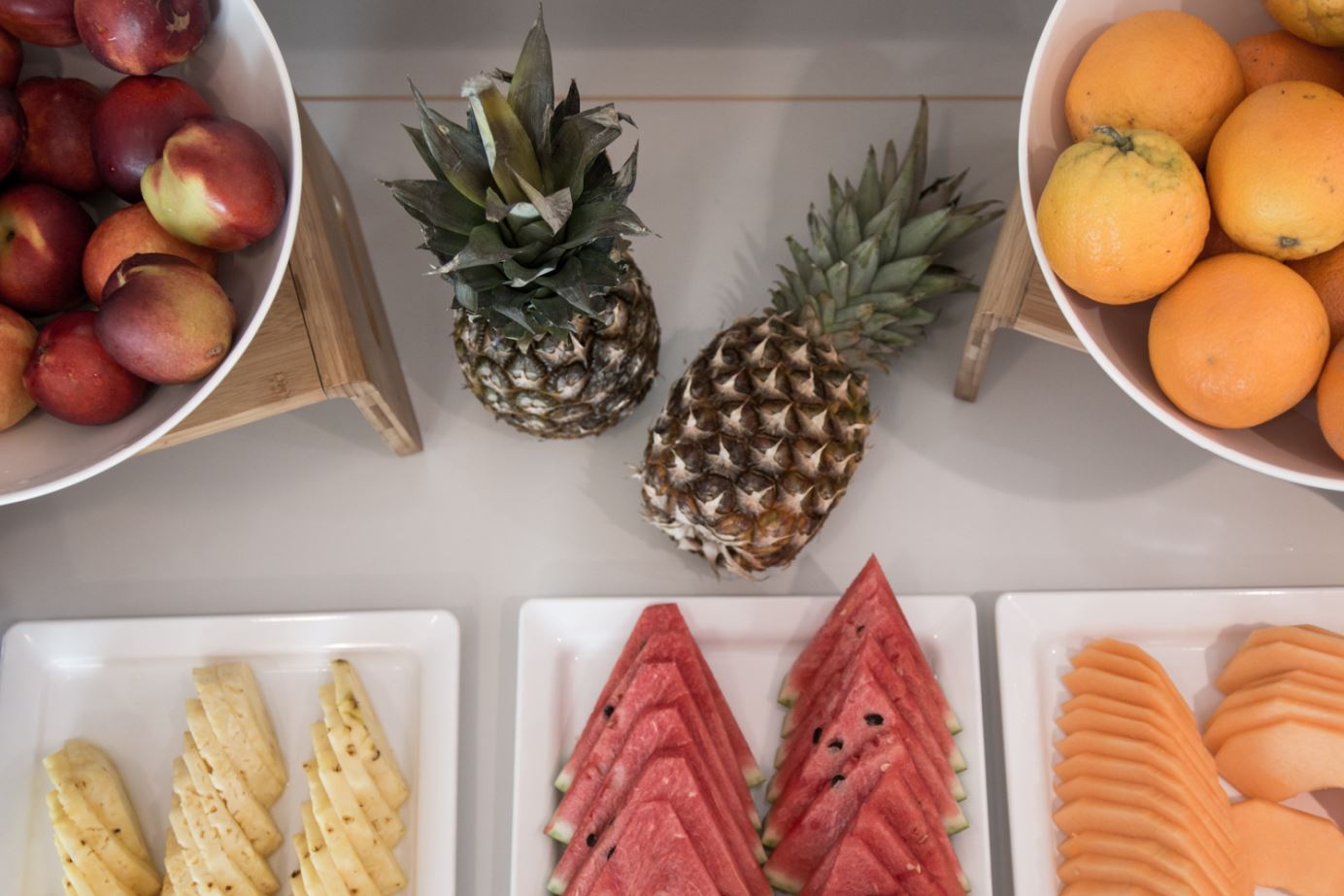 Fruit at City Hotel Ljubljana breakfast