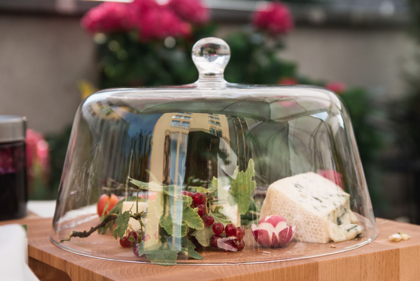 Cheese selection at City breakfast